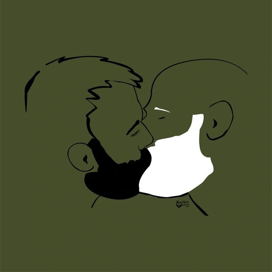 KISSING Beards bearded
