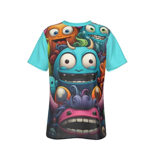 MONSTER GALORE ALL-OVER PRINT SHIRT and tank