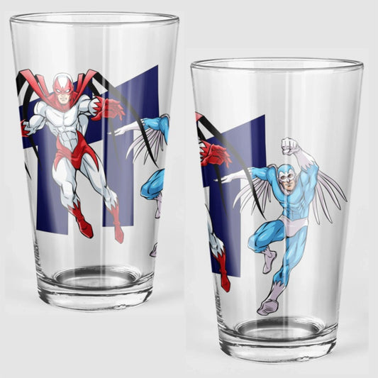 HAWK & DOVE READY Pint Glass (with Free Shipping)