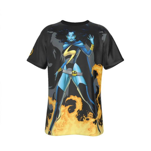 SHADOW LASS ALL-OVER PRINT SHIRT AND TANK TOP