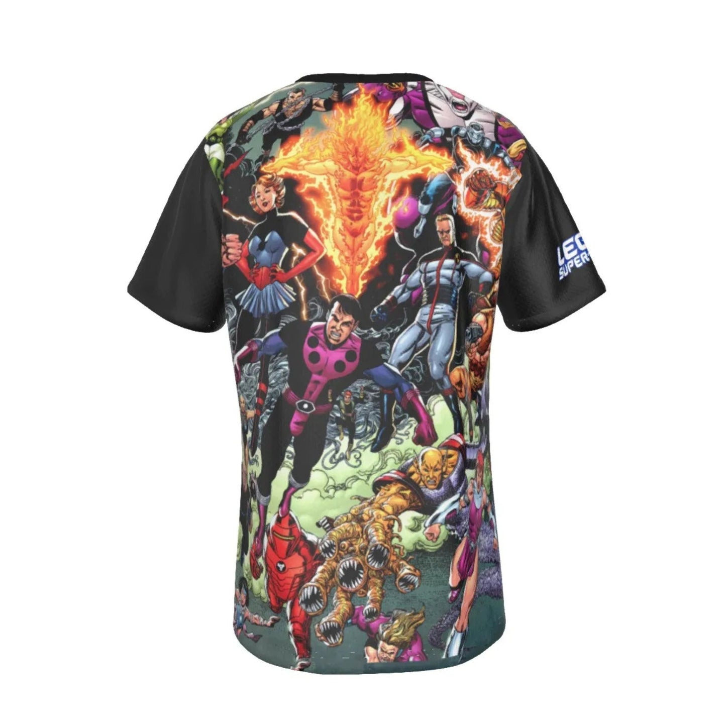 LEGION OF SUPER VILLAINS ALL-OVER PRINT SHIRT