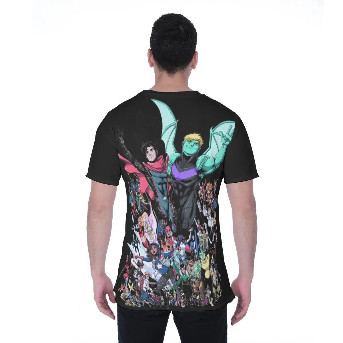 MARVEL AND DC GAY SHIRT - ALL LGBTQIA CHARACTERS - SECRET SALE