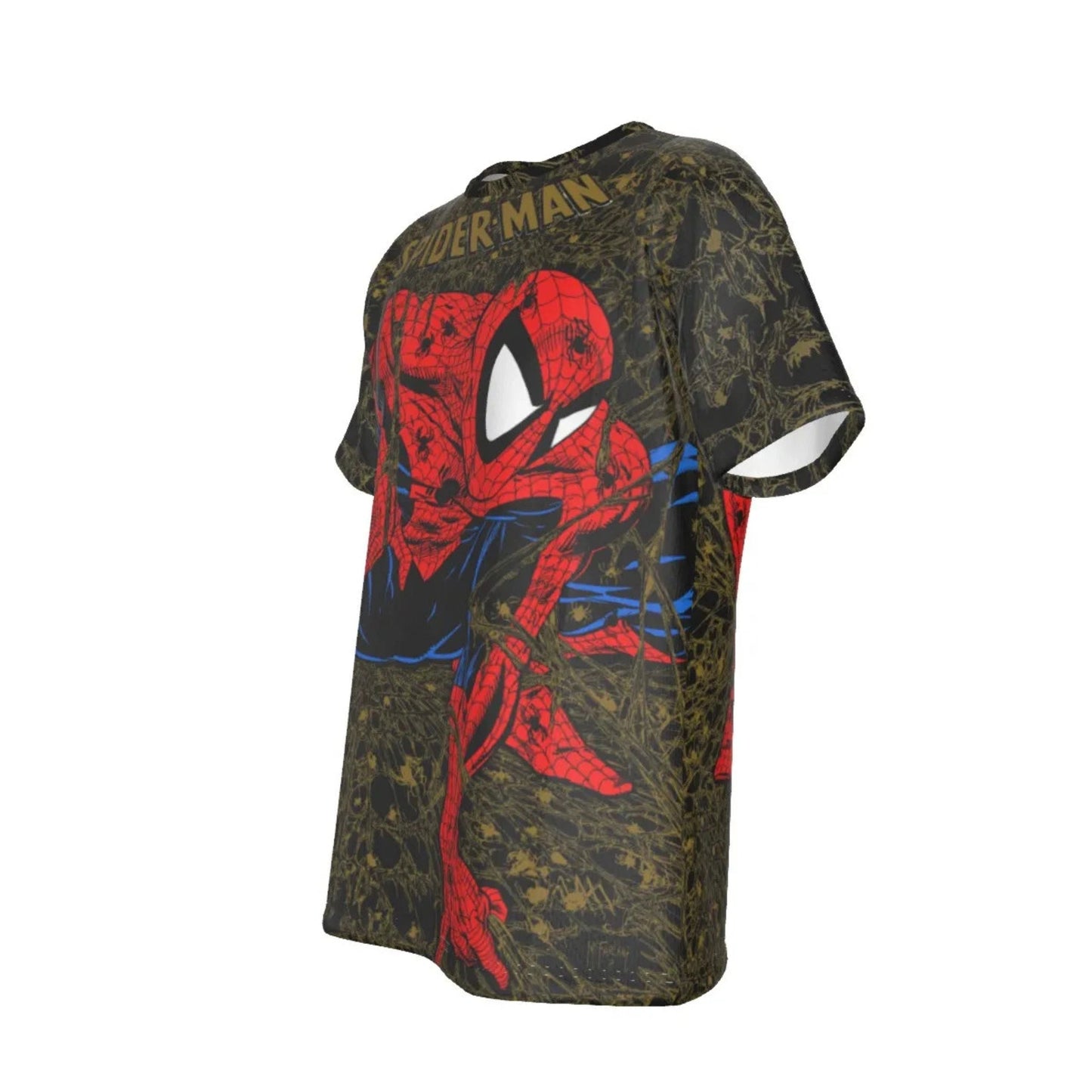 SPIDERMAN WEBS ALL OVER PRINT SHIRT AND TANK - SECRET SALE
