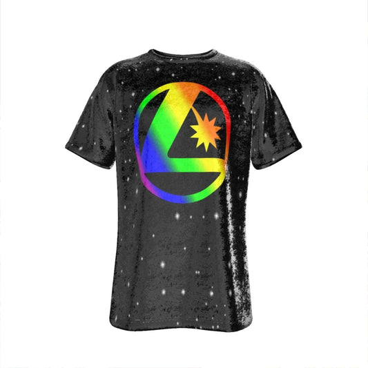 Legion L Pride Logo on Metallic velvet shirt