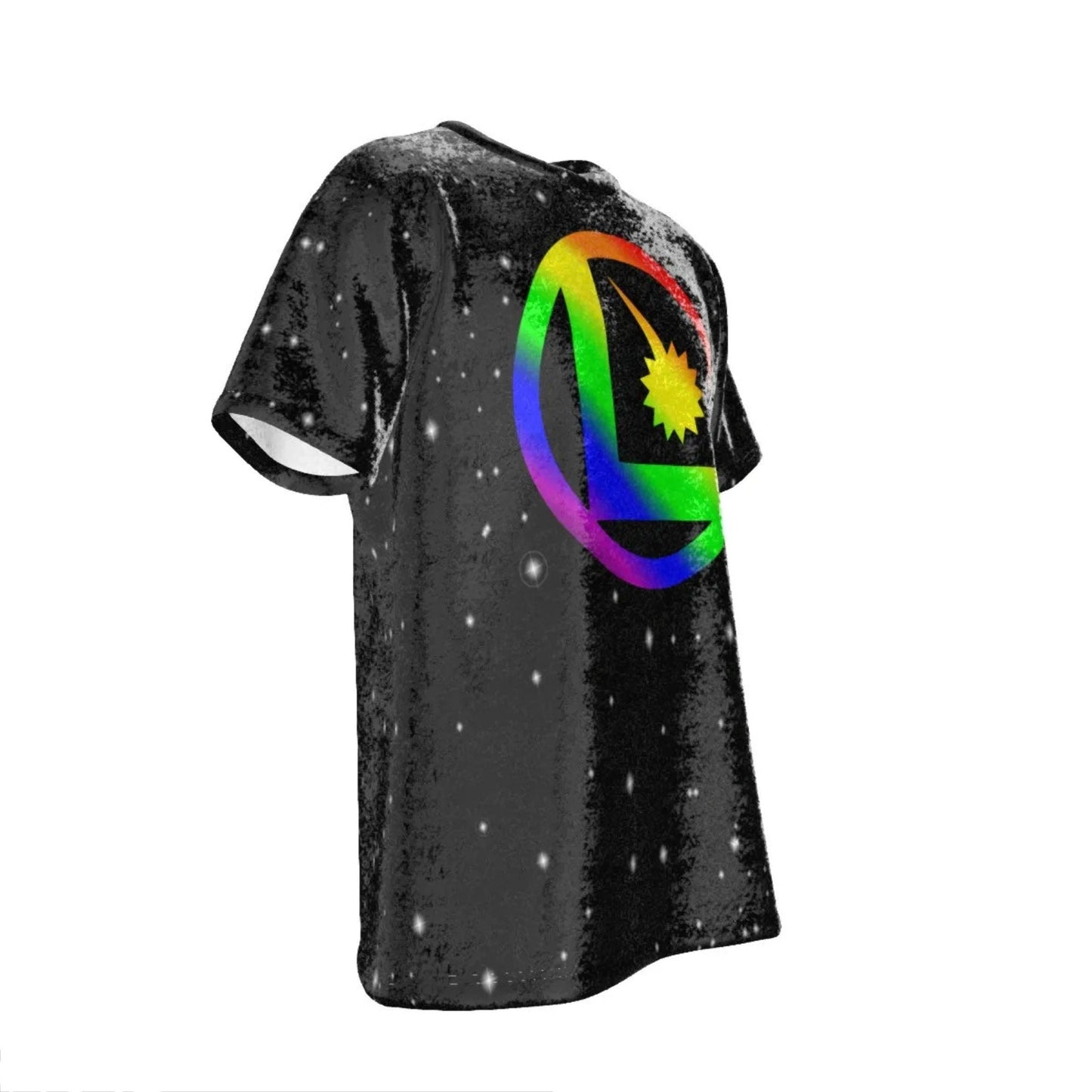 Legion L Pride Logo on Metallic velvet shirt