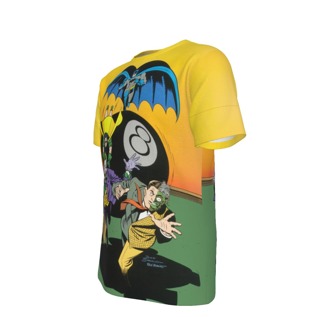 BATMAN & ROBIN PIN UP All Over Print Shirt & Tank Top - DICK SPRANG ART