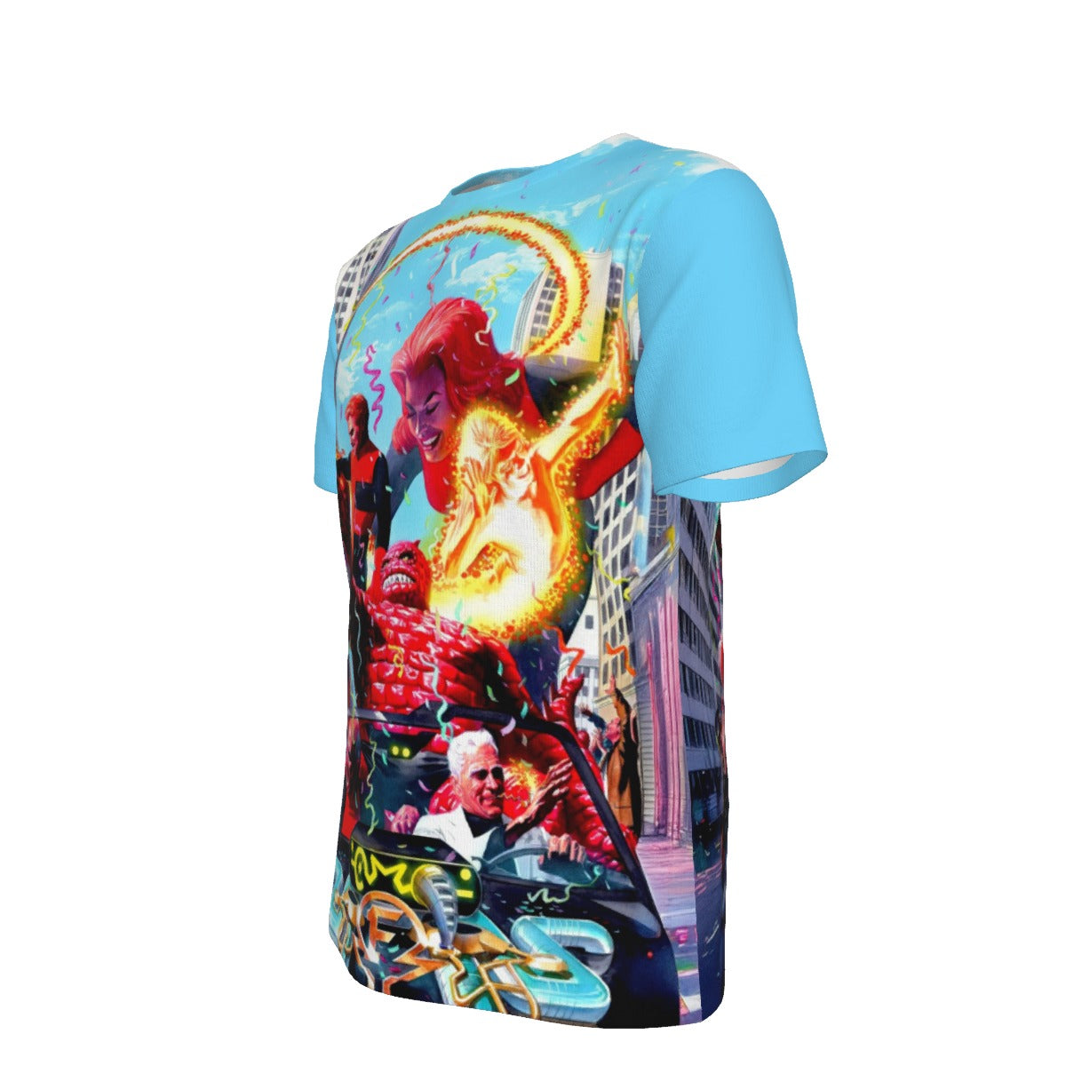 ASTRO CITY PARADE All Over Print Shirt & Tank Top - ALEX ROSS ART