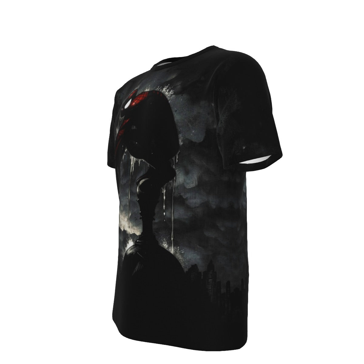 SPIDERMAN BROODING All Over Print Shirt & Tank Top- ORIGINAL ART BY EKA