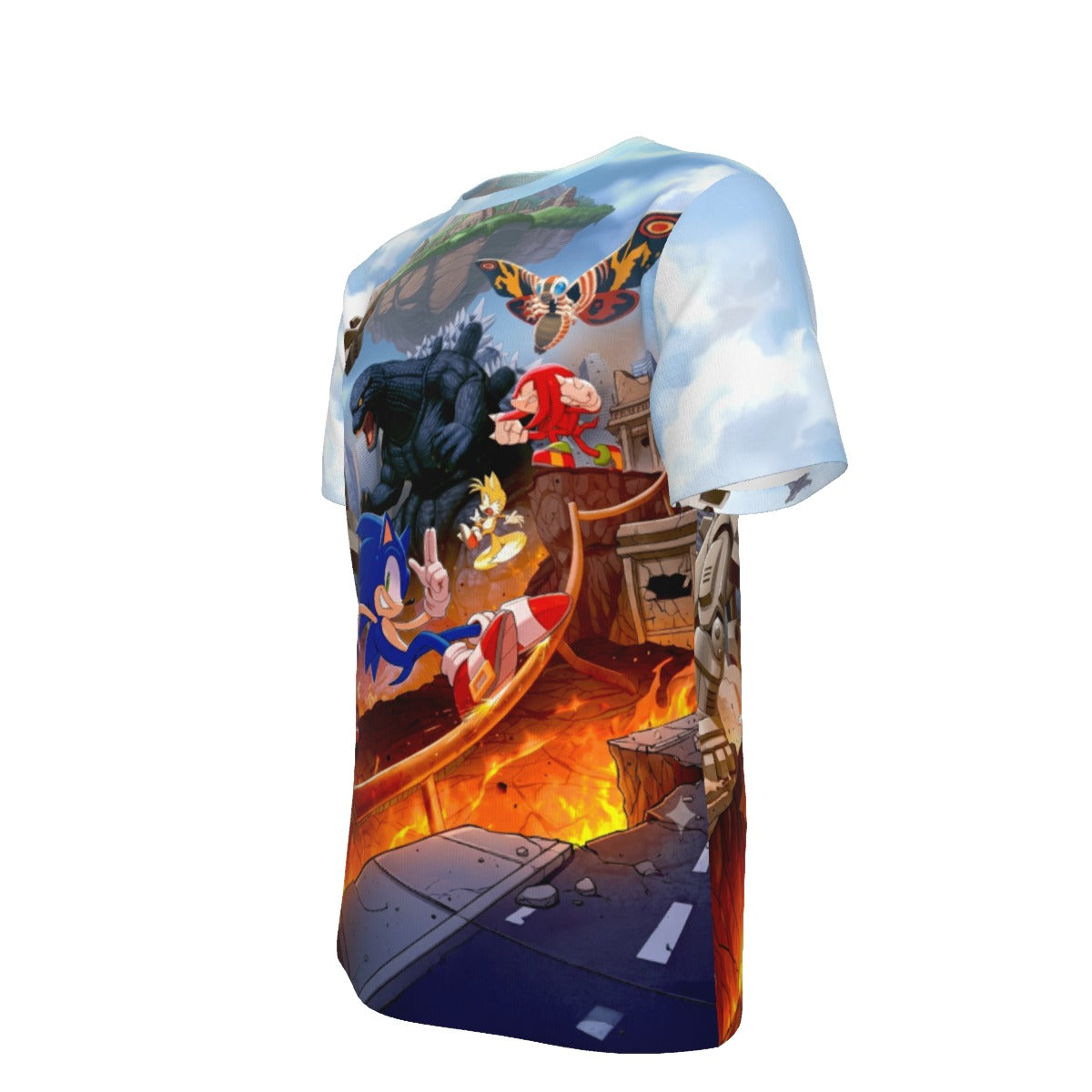 SONIC VS GODZILLA All Over Print Shirt & Tank Top