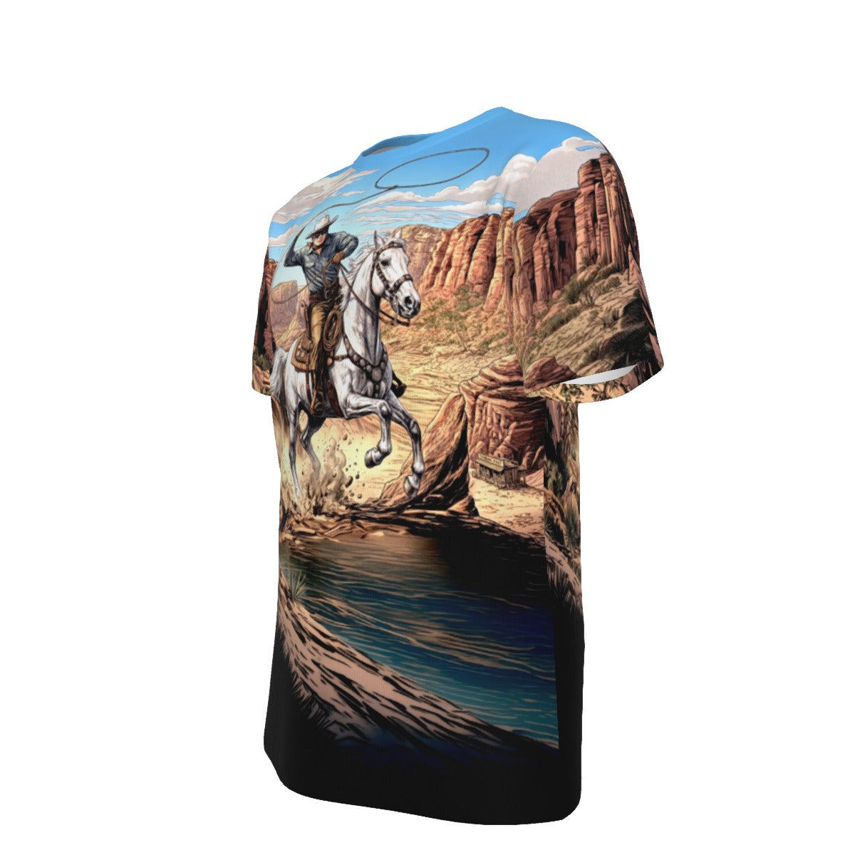 LONE RANGER GO VAR All Over Print Shirt & Tank Top - ORIGINAL ART BY EKA