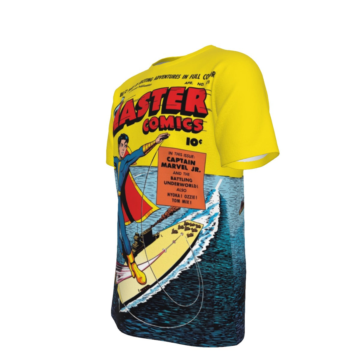 MASTER COMICS 121 All Over Print Shirt & Tank Top - CAPTAIN MARVEL JR