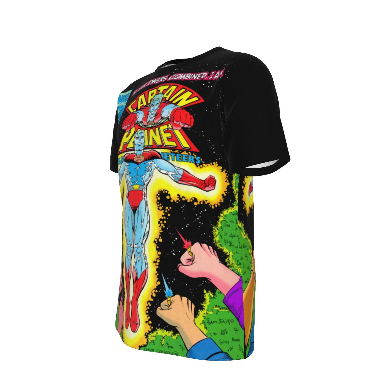 CAPTAIN PLANET 11 All Over Print Shirt & Tank Top- DAVE COCKRUM ART