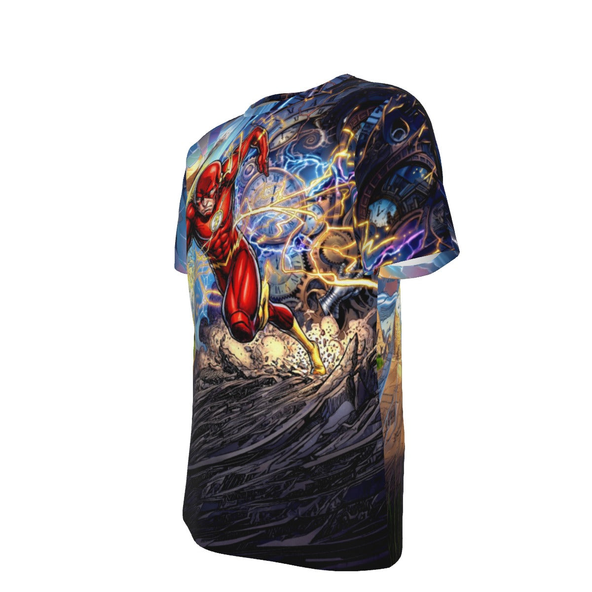 FLASH RUN THRU TIME All Over Print Shirt & Tank Top - ORIGINAL ART BY EKA
