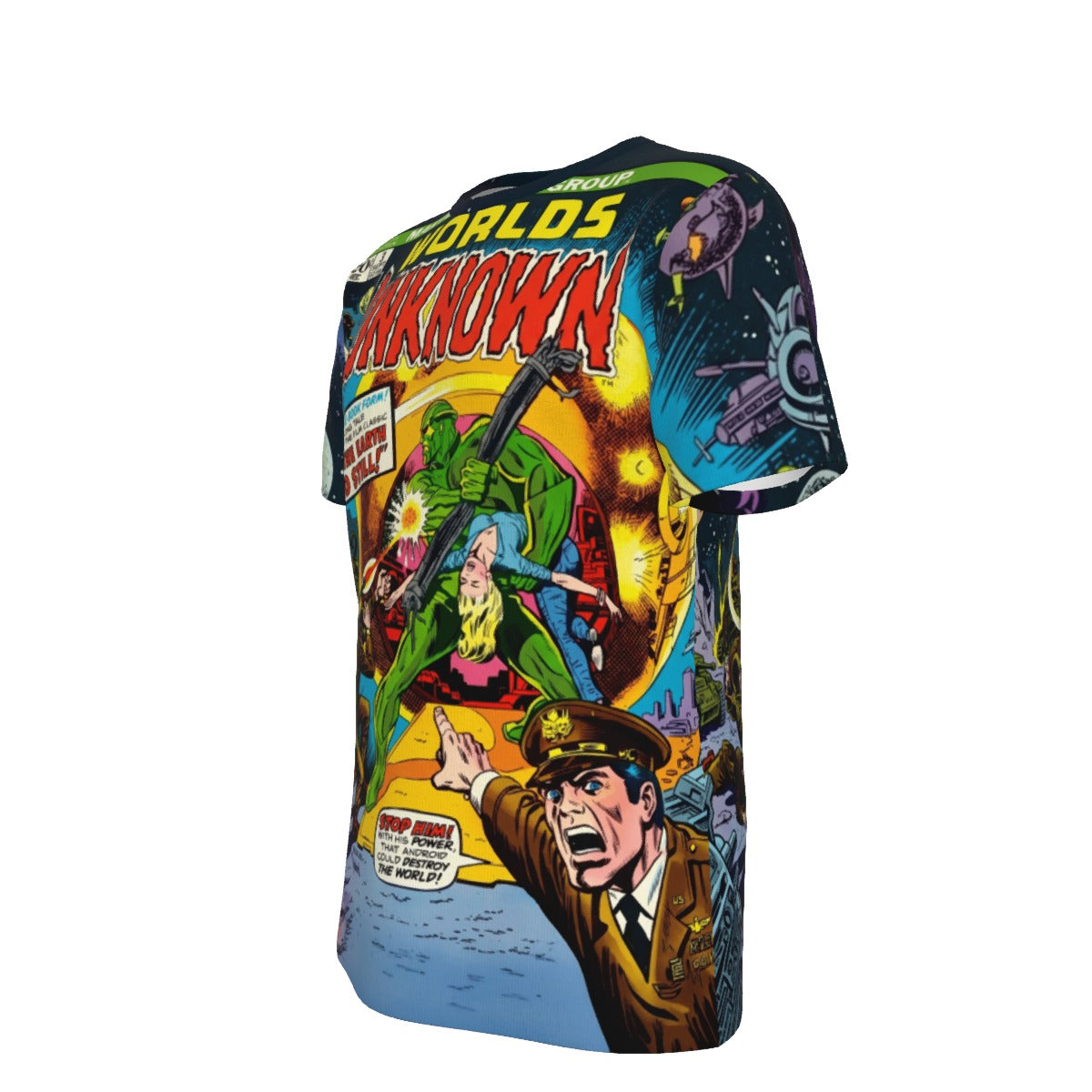 WORLDS UNKNOWN All Over Print Shirt & Tank Top - BUCKLER ART