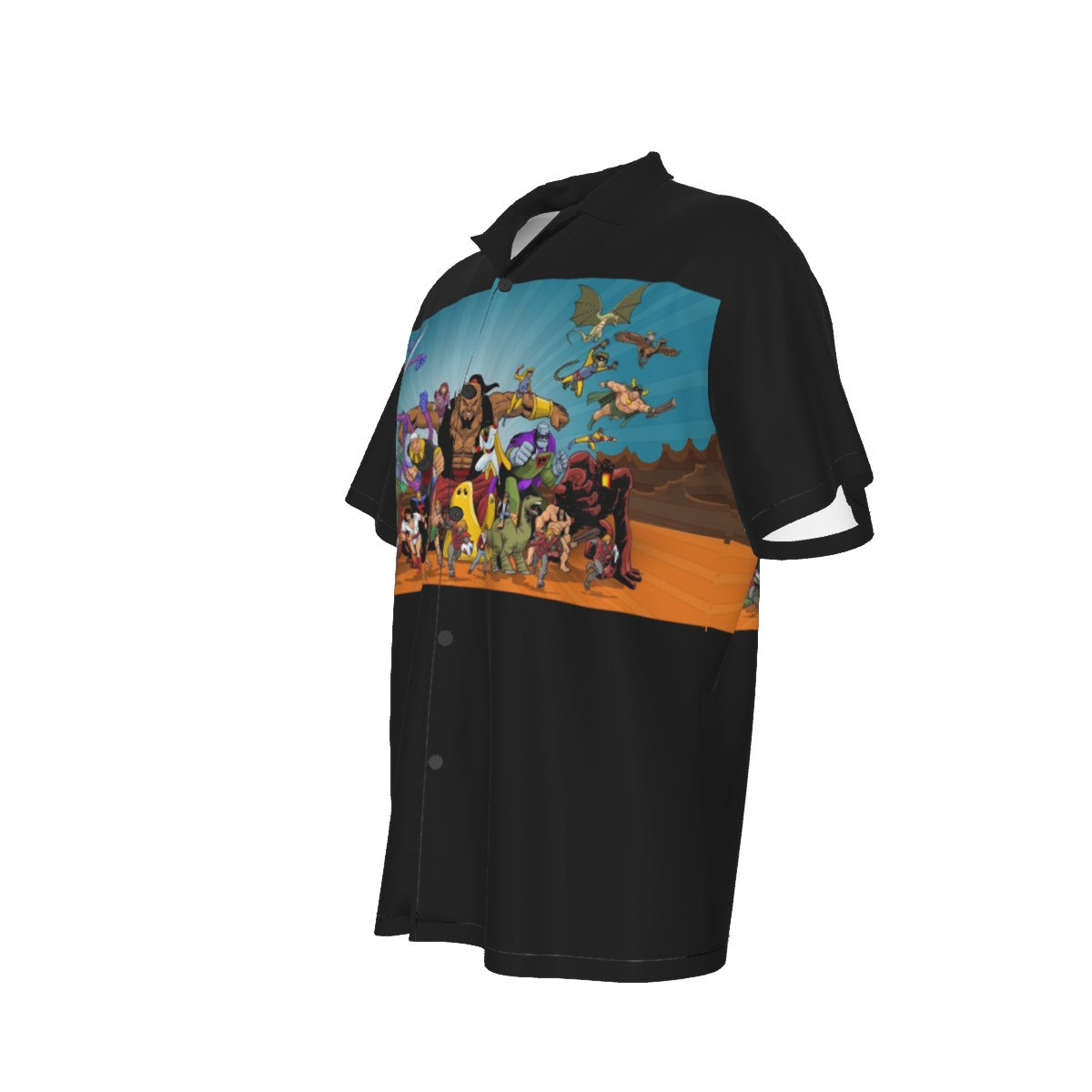 HANNA BARBERA ACTION UNIVERSE All Over Print Shirt & Tank Top