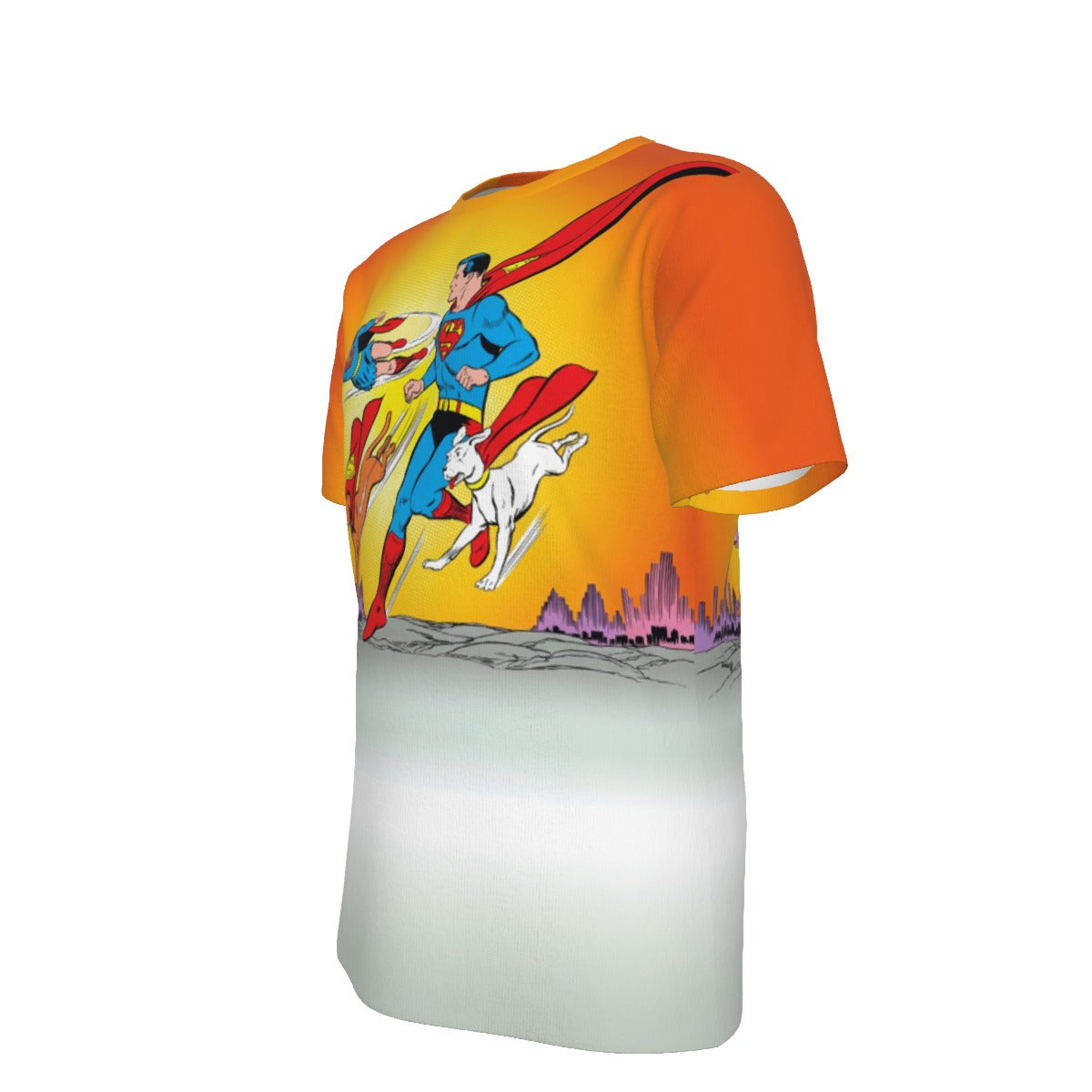 SUPERMAN SUPERGIRL SUPERPETS All Over Print Shirt & Tank Top