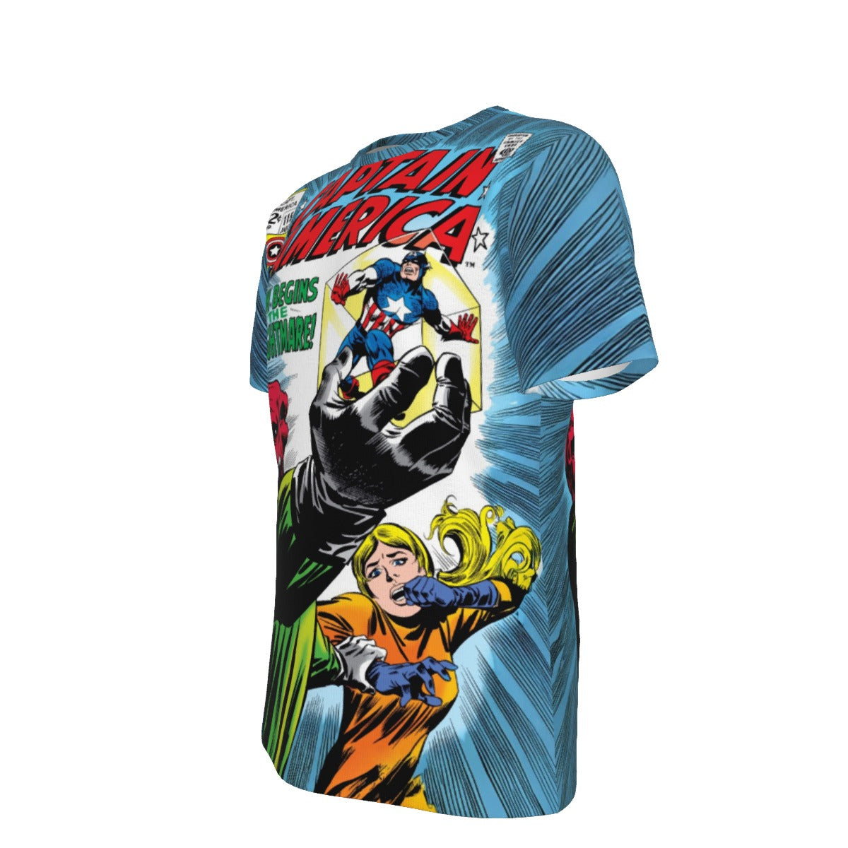 CAPTAIN AEMRICA 115 All Over Print Shirt & Tank Top