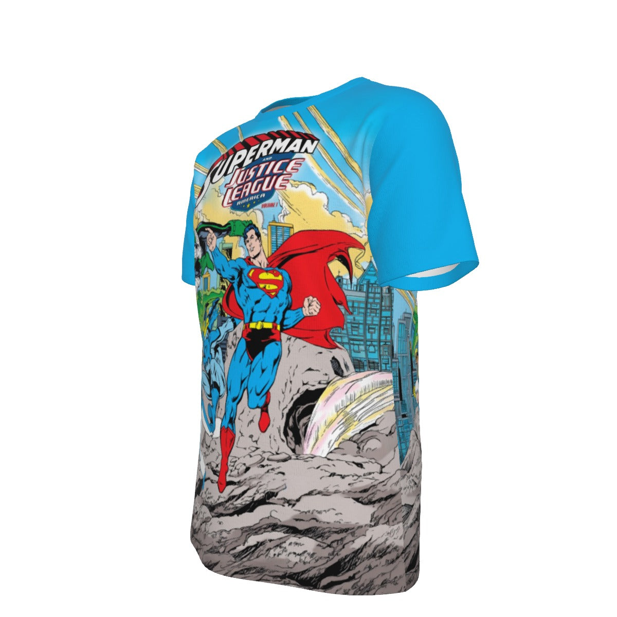 SUPERMAN AND THE JLA All Over Print Shirt & Tank Top