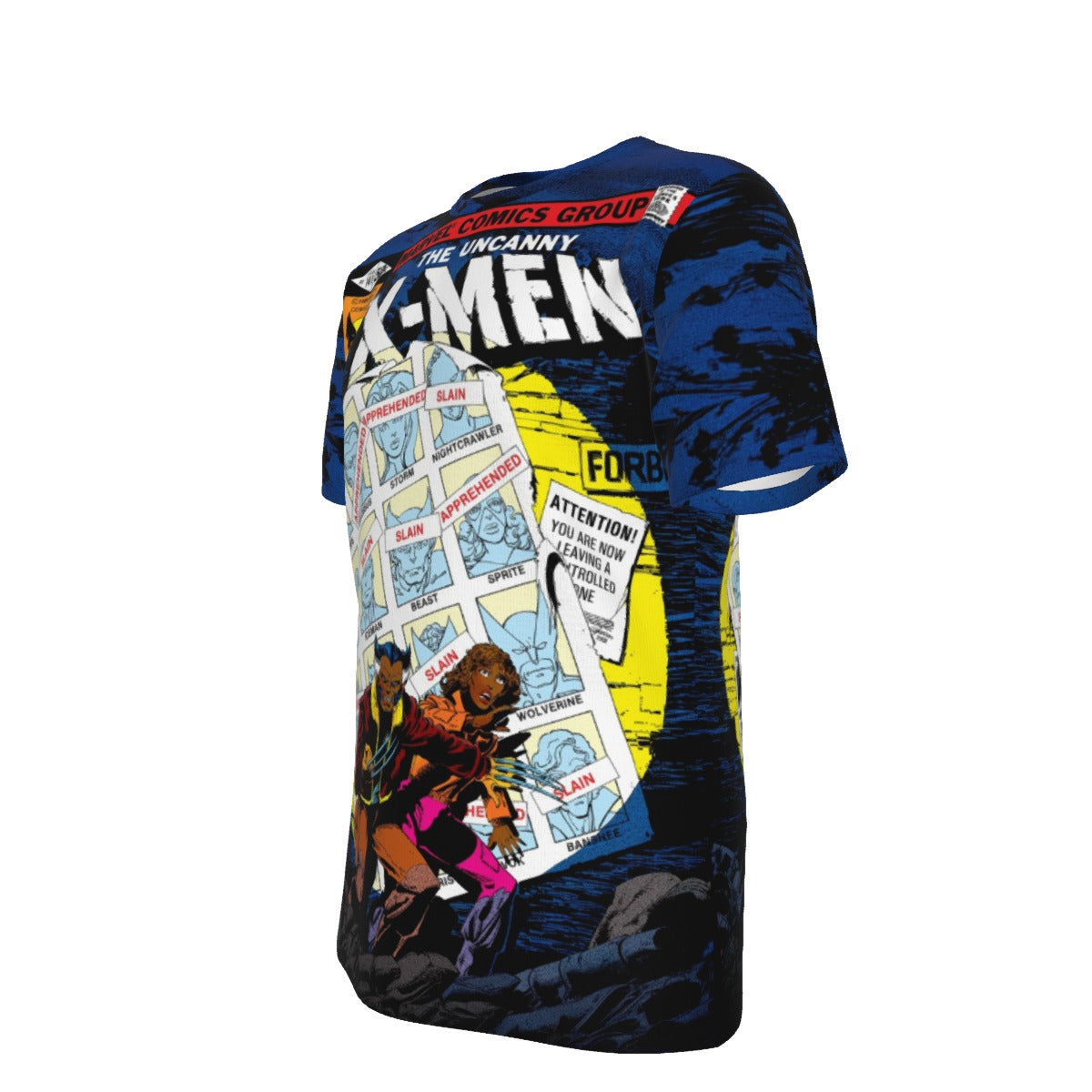 XMEN 141 AFRO VAR OVER PRINT SHIRT AND TANK
