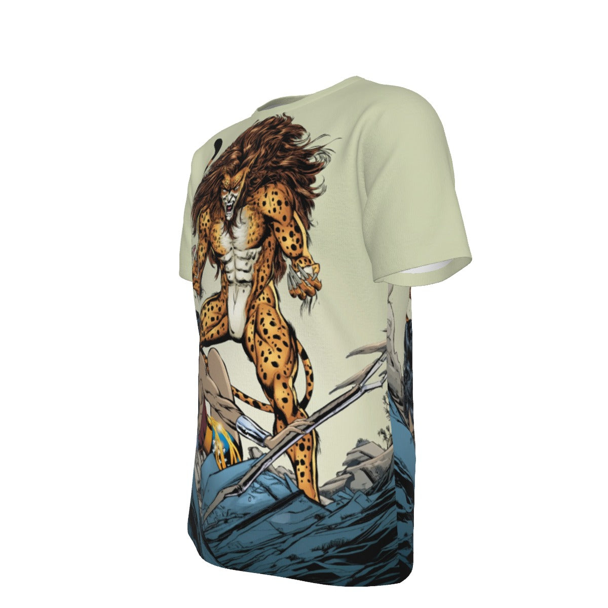WONDER WOMAN VS CHEETAH All Over Print Shirt & Tank Top - PHIL JIMENEZ ART