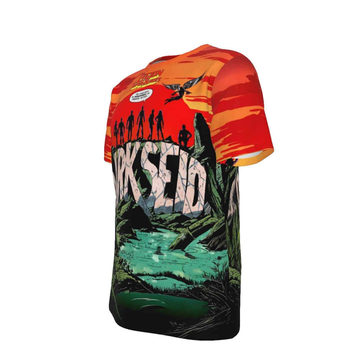 LEGION OF SUPERHEROES 294 SPLASH  All Over Print Shirt & Tank Top -THE GREAT DARKNESS SAGA (Copy)