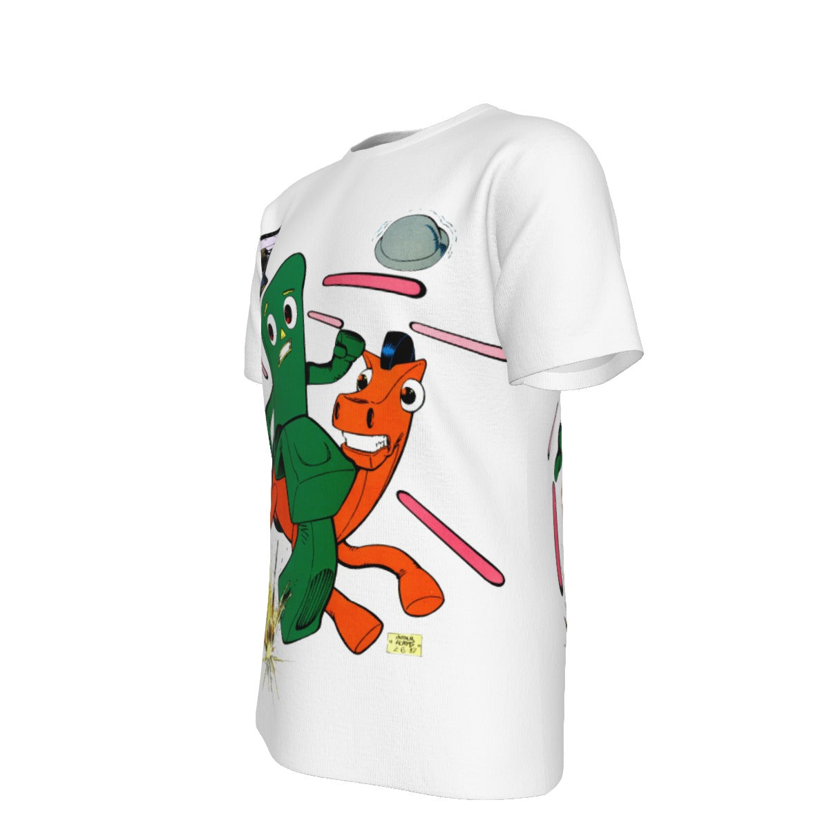 GUMBY AND POKEY SUMMER FUN All Over Print Shirt & Tank Top - ARTHUR ADAMS ART