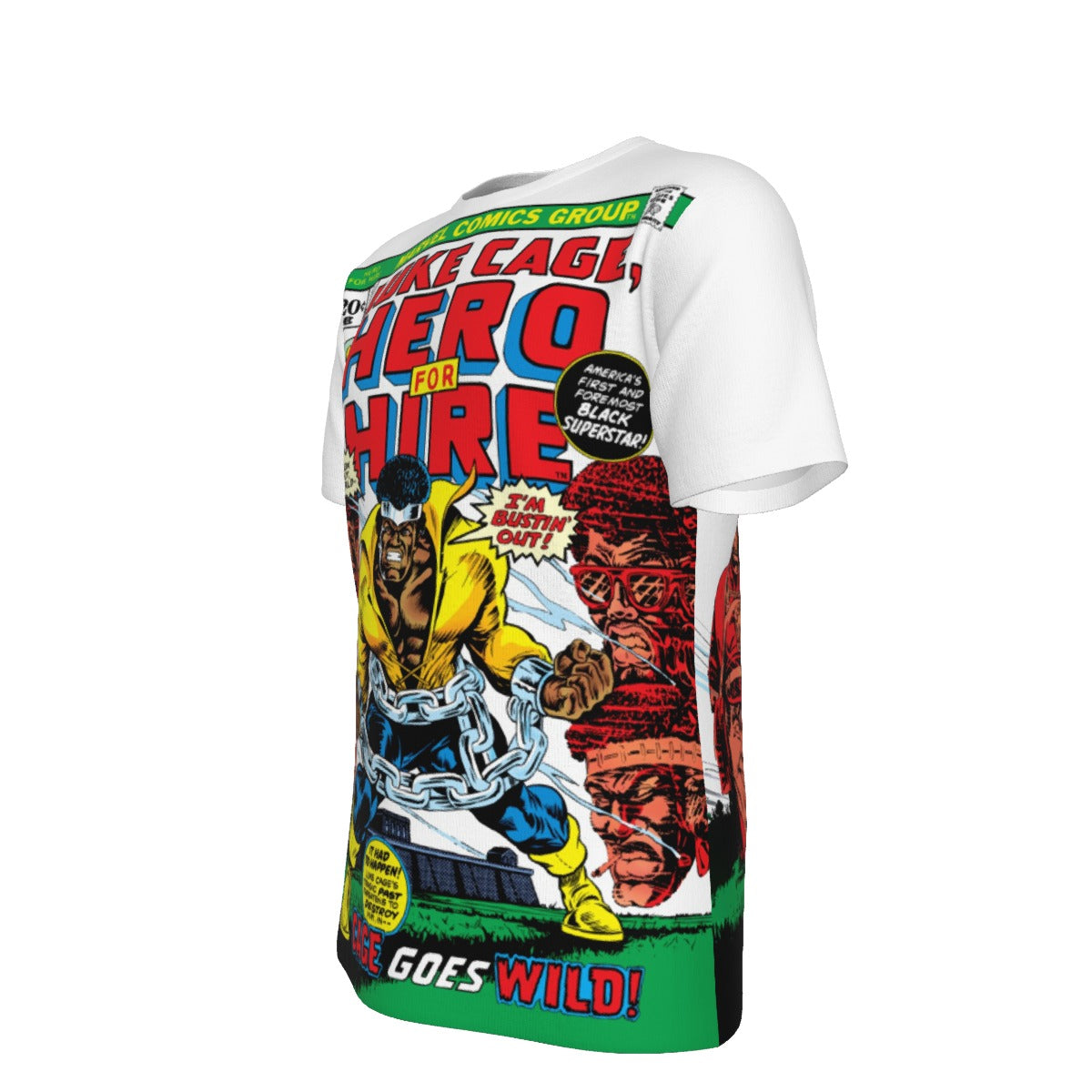 LUKE CAGE POWERMAN 9  Over Print Shirt & Tank Top