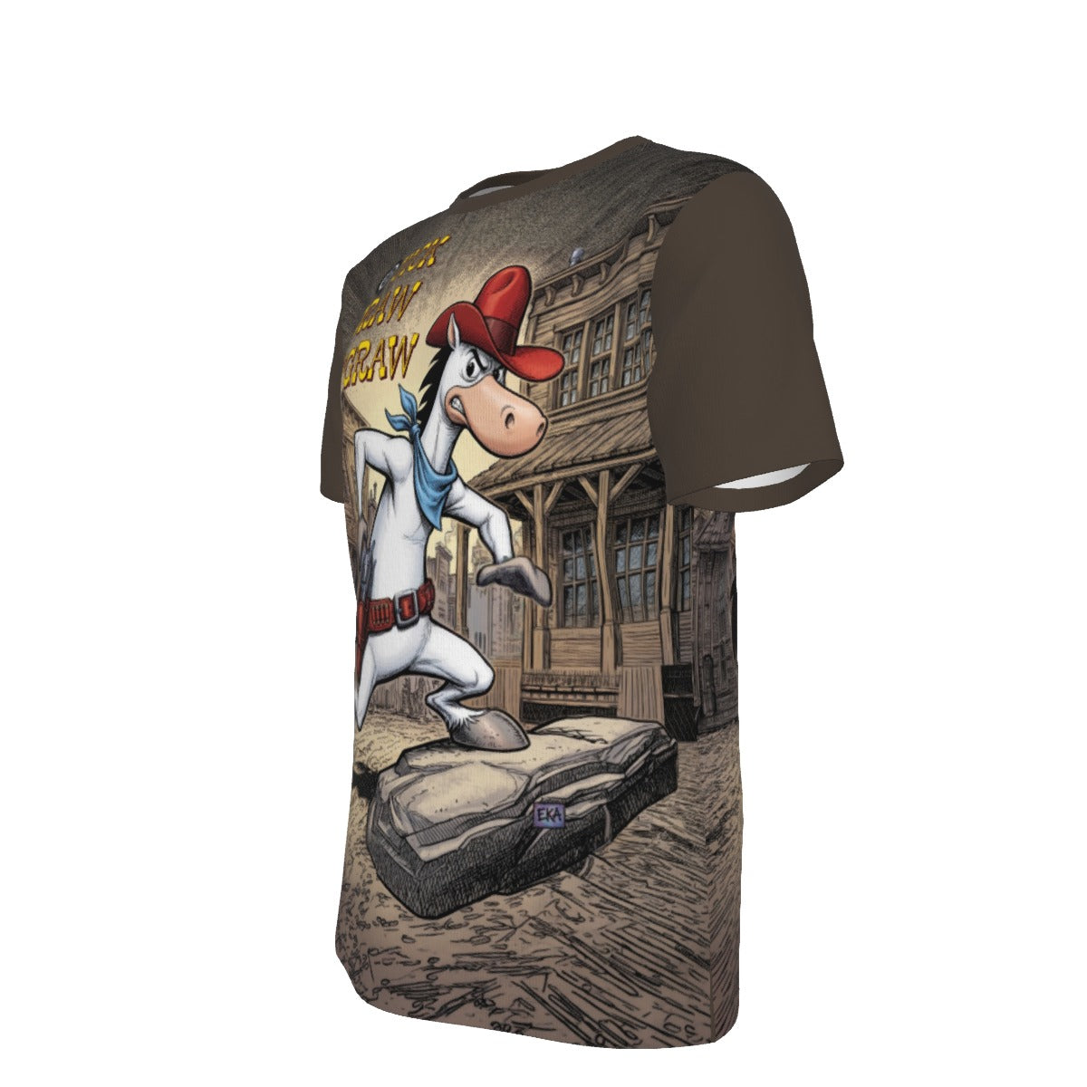 QUICK DRAW MCGRAW TV All Over Print Shirt & Tank Top  - ORIGINAL ART BY EKA
