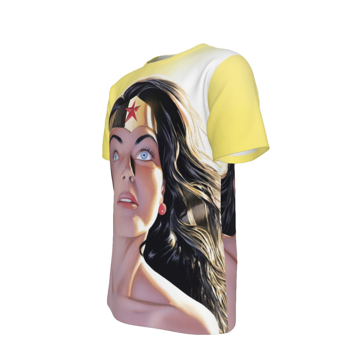 WONDER WOMAN FACE All Over Print Shirt & Tank Top - ALEX ROSS ART