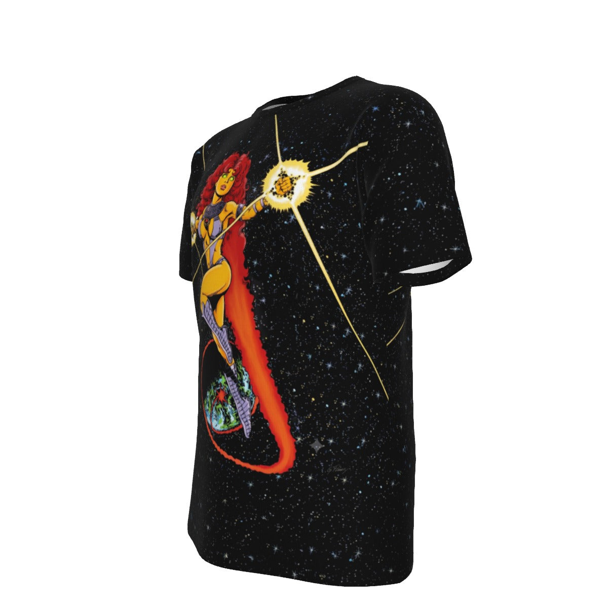 STARFIRE PIN UP All Over Print Shirt & Tank Top-GEORGE PEREZ ART