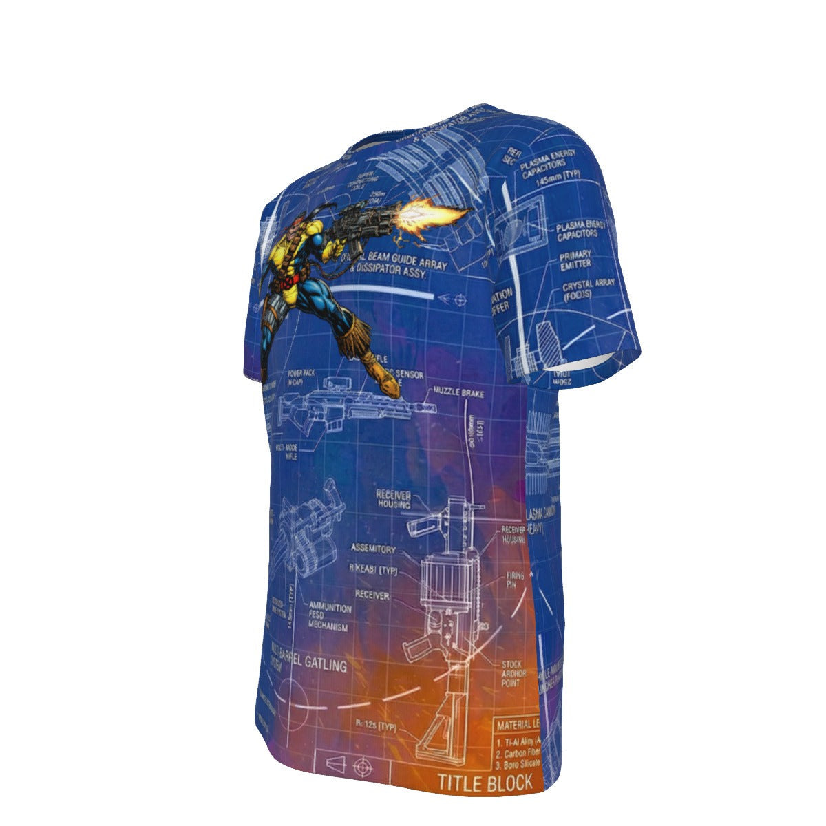 FORGE GO All Over Print Shirt & Tank Top - XMEN GO ORIGINAL ART BY EKA