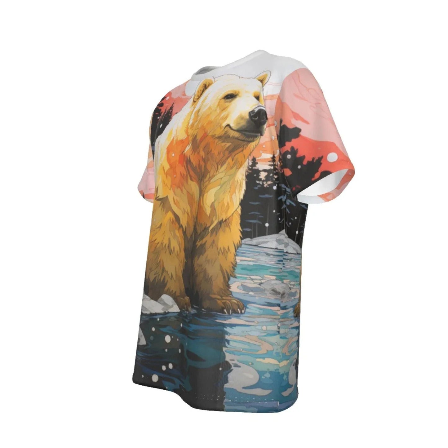 RAINBOW BEARS -ORANGE - ALL-OVER PRINT SHIRT and tank