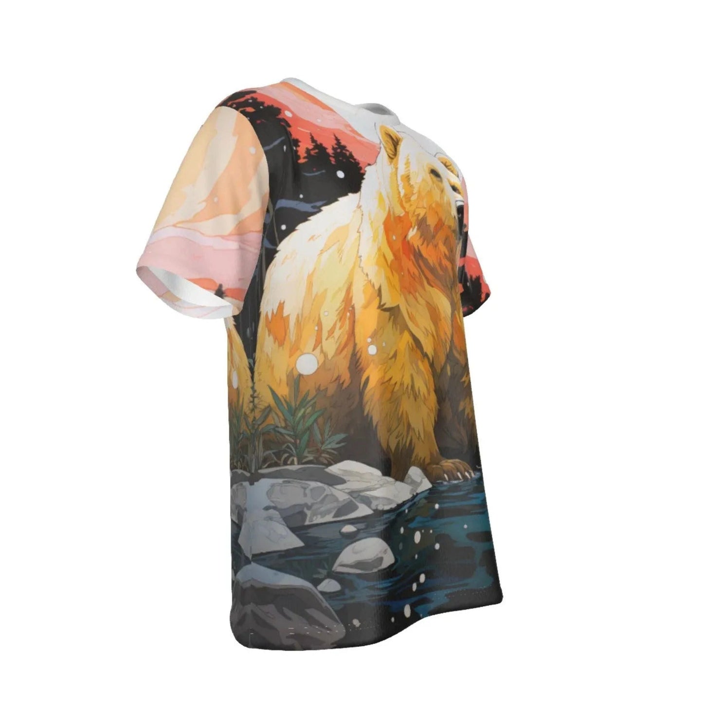 RAINBOW BEARS -ORANGE - ALL-OVER PRINT SHIRT and tank