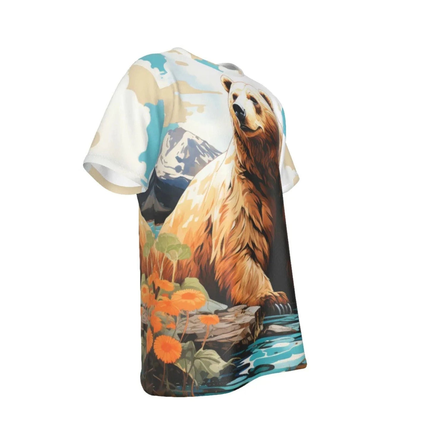 RAINBOW BEARS -TAN - ALL-OVER PRINT SHIRT and tank