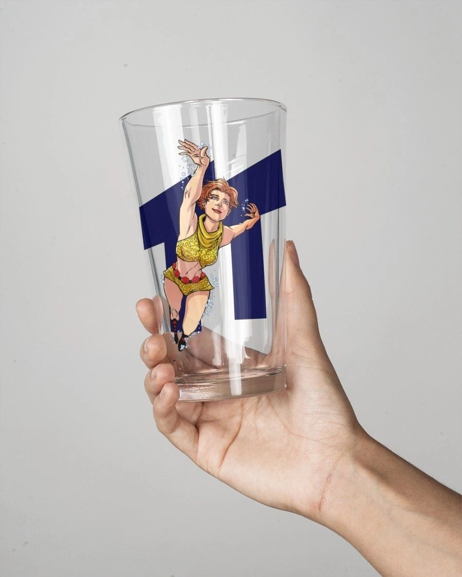 AQUAGIRL READY Pint Glass (with Free Shipping)