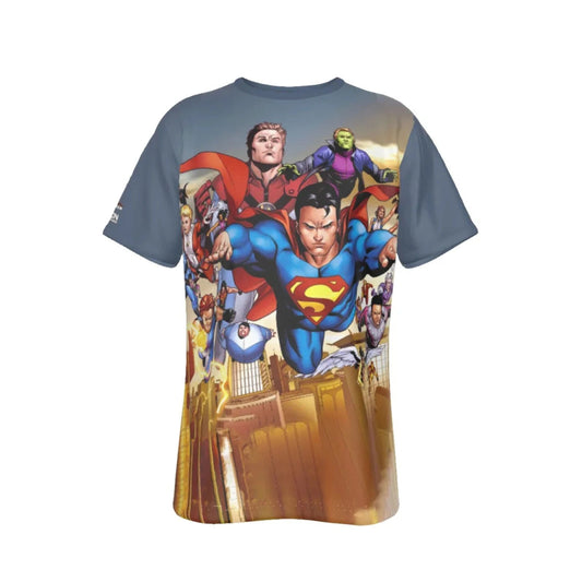 SUPERMAN & THE LEGION ALL OVER PRINT SHIRT