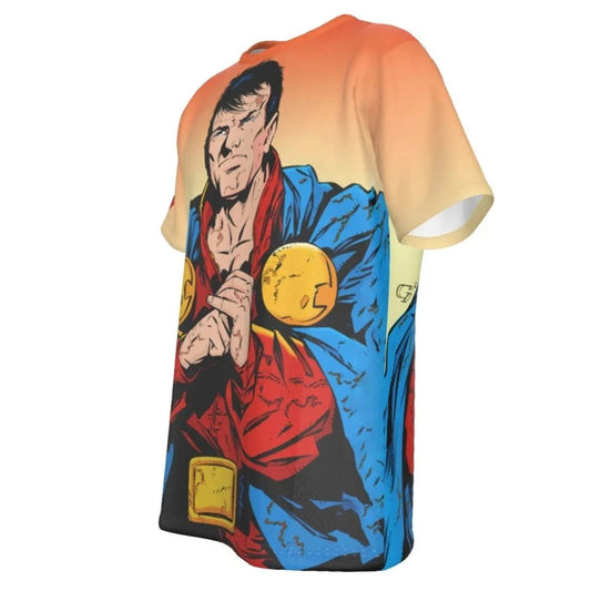 MON-EL (GIFFEN) ALL-OVER PRINT SHIRT AND TANK TOP