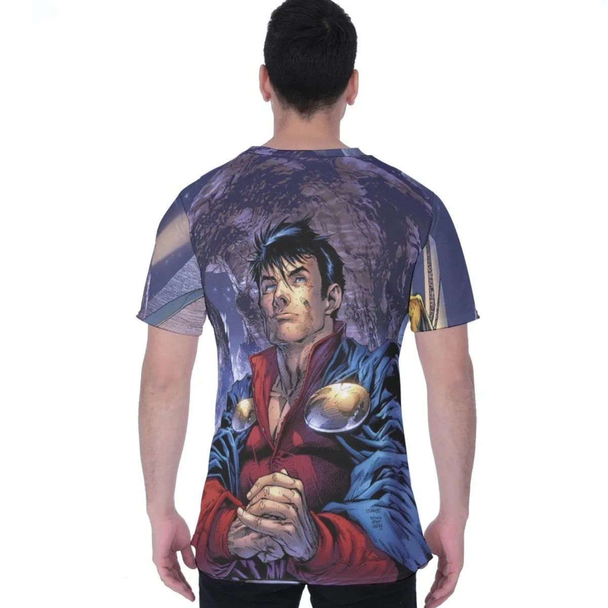 MON-EL (LEE) ALL-OVER PRINT SHIRT AND TANK TOP
