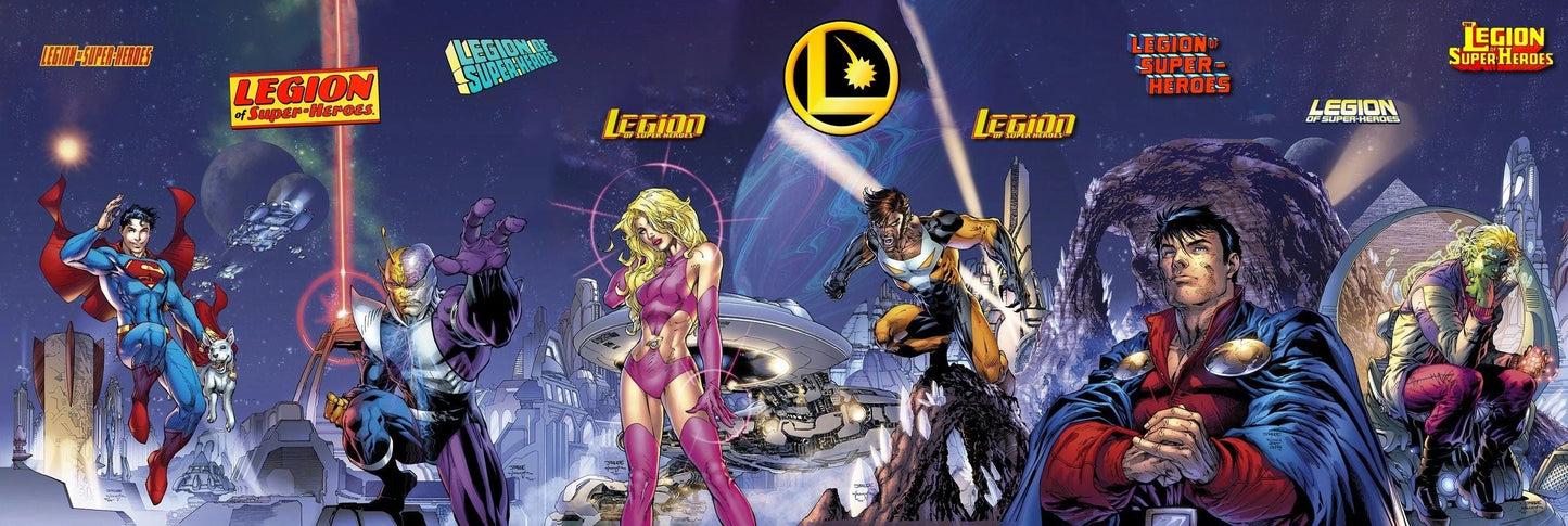 JIM LEE LEGION COVERS READY TABLE RUNNER