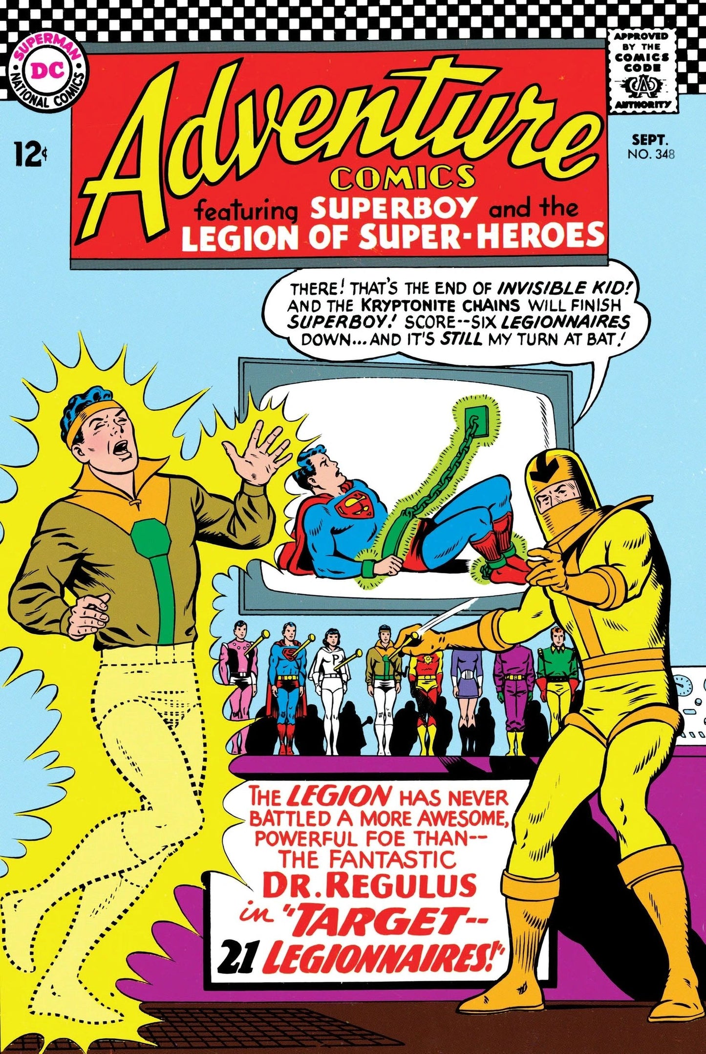 COVER ADVENTURE 348 - INVISIBLE KID