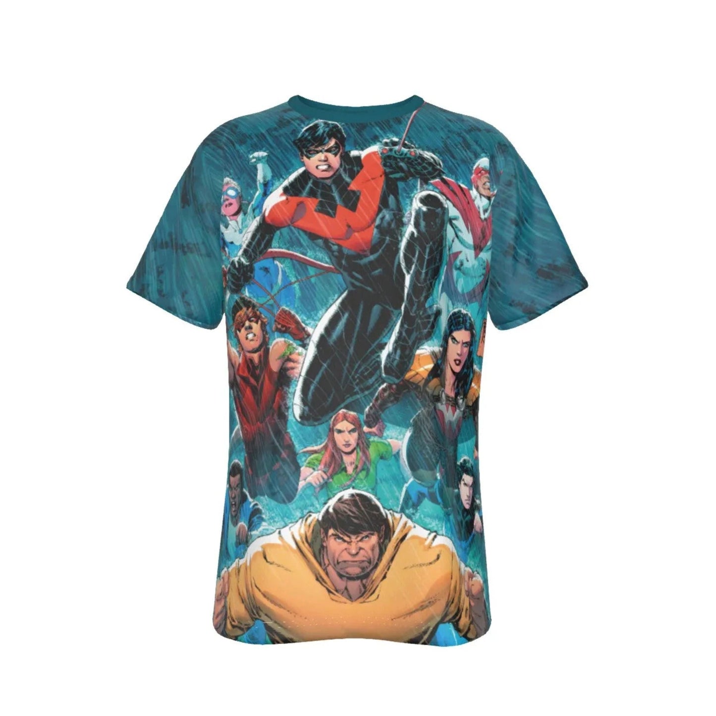 GNARRK FROM TEEN TITANS ALL-OVER PRINT SHIRT