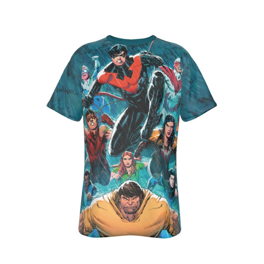GNARRK FROM TEEN TITANS ALL-OVER PRINT SHIRT