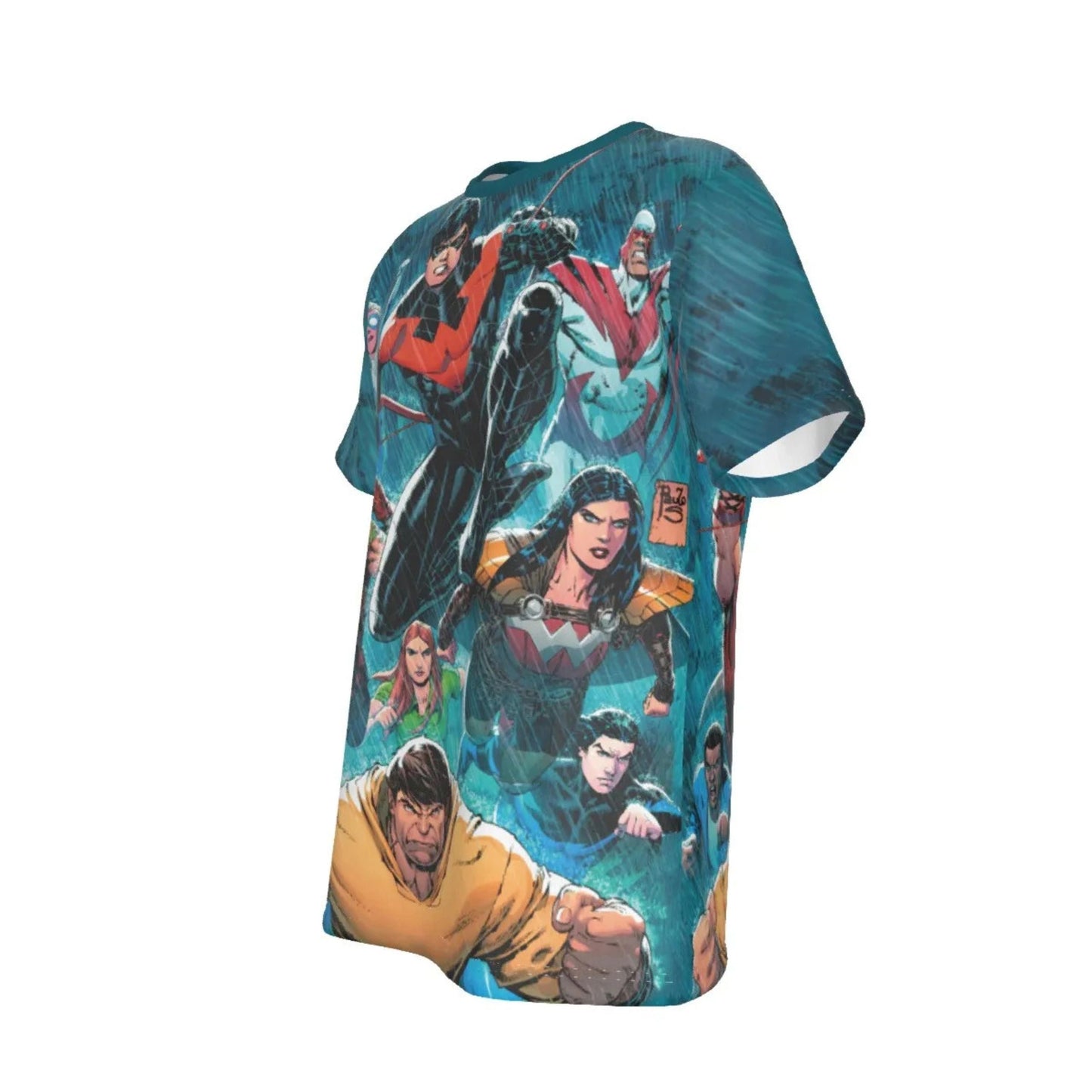 GNARRK FROM TEEN TITANS ALL-OVER PRINT SHIRT