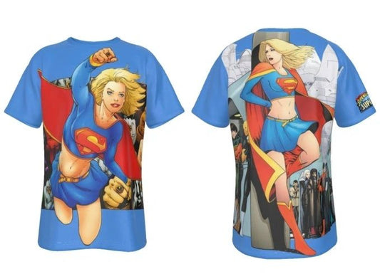 SUPERGIRL AND THE LEGION ALL-OVER PRINT SHIRT AND TANK TOP