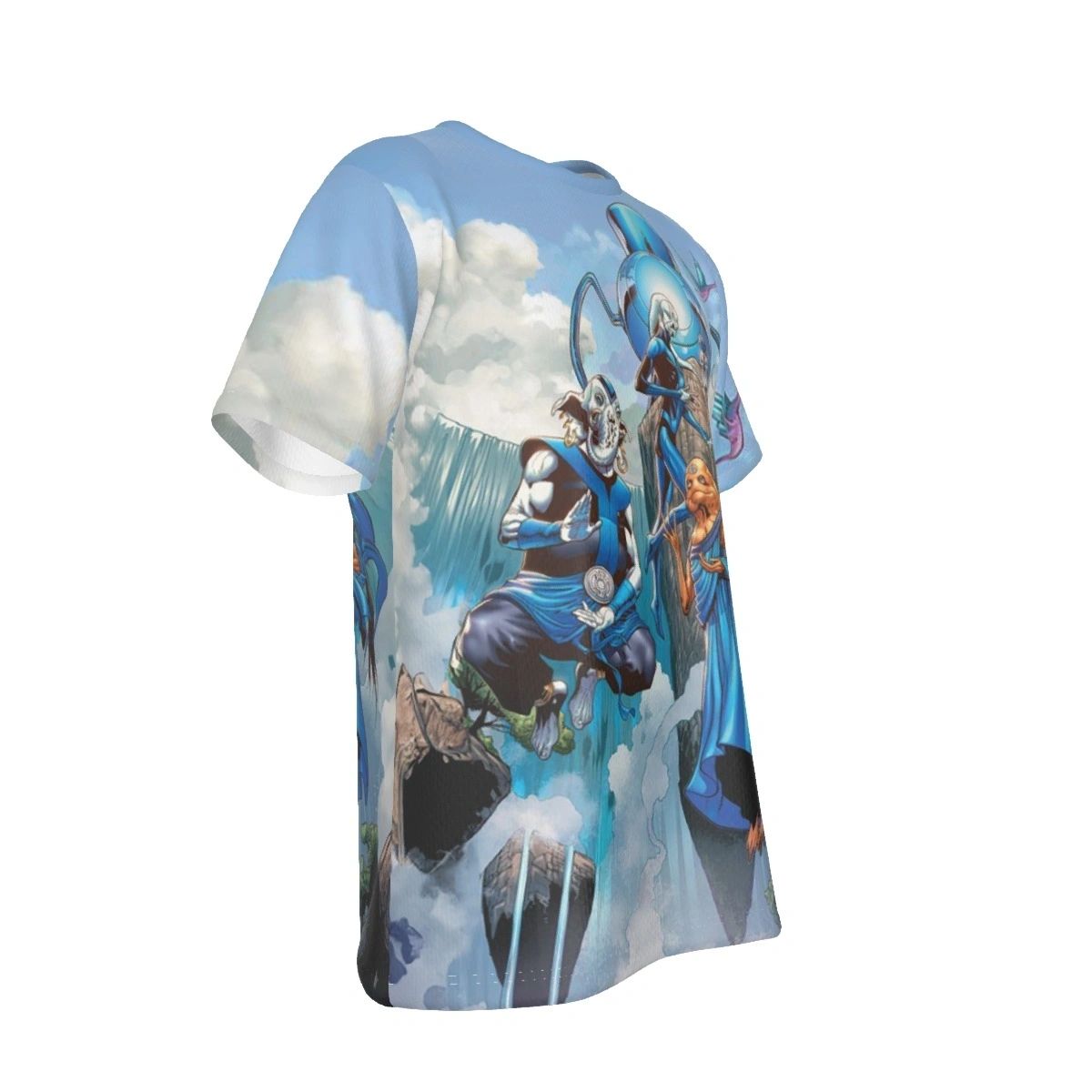 BLUE LANTERNS ALL OVER PRINT TSHIRT