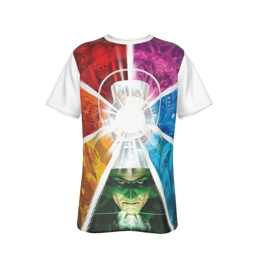 WHITE LANTERN RAINBOW CORPS ALL OVER PRINT TSHIRT