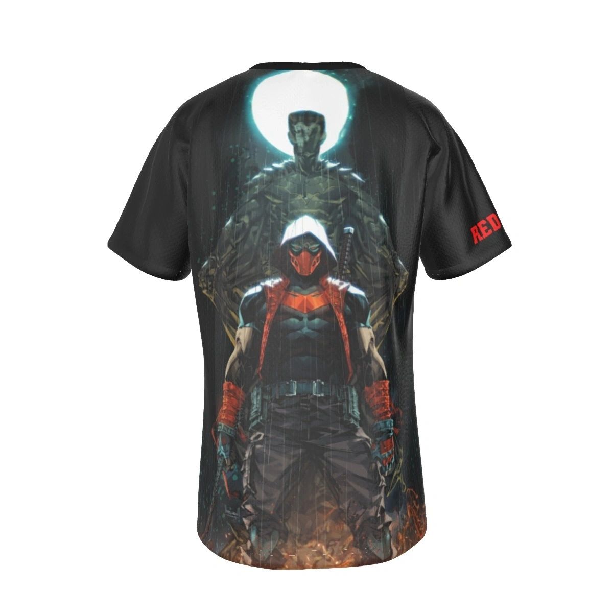 RED HOOD ALL-OVER PRINT SHIRT AND TANK TOP