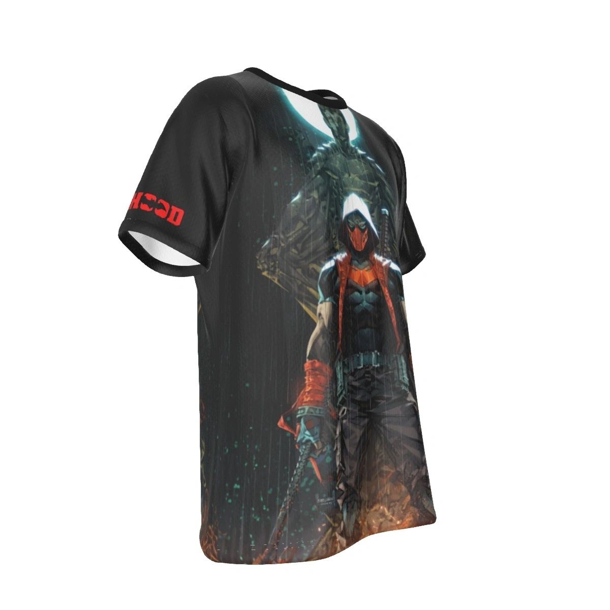 RED HOOD ALL-OVER PRINT SHIRT AND TANK TOP