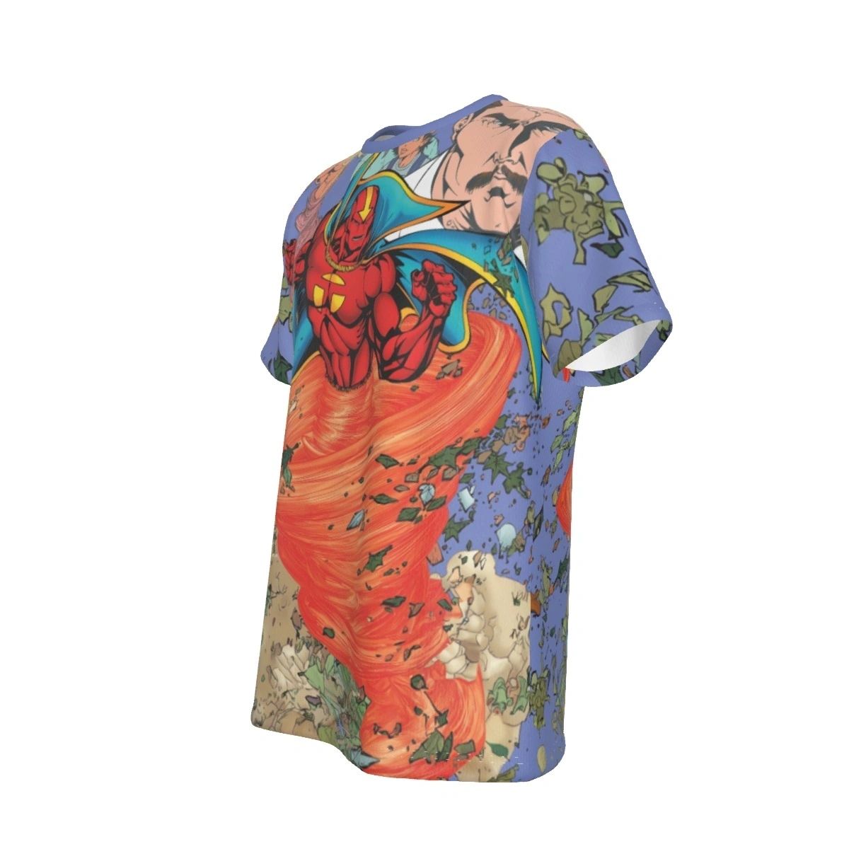 RED TORNADO ALL-OVER PRINT SHIRT AND TANK TOP