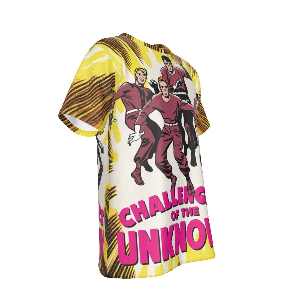 CHALLENGERS OF THE UNKNOWN ALL-OVER PRINT SHIRT AND TANK TOP